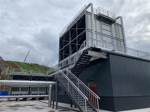 玻璃鋼冷卻塔提高了水膜形成能力,玻璃鋼冷卻塔安裝